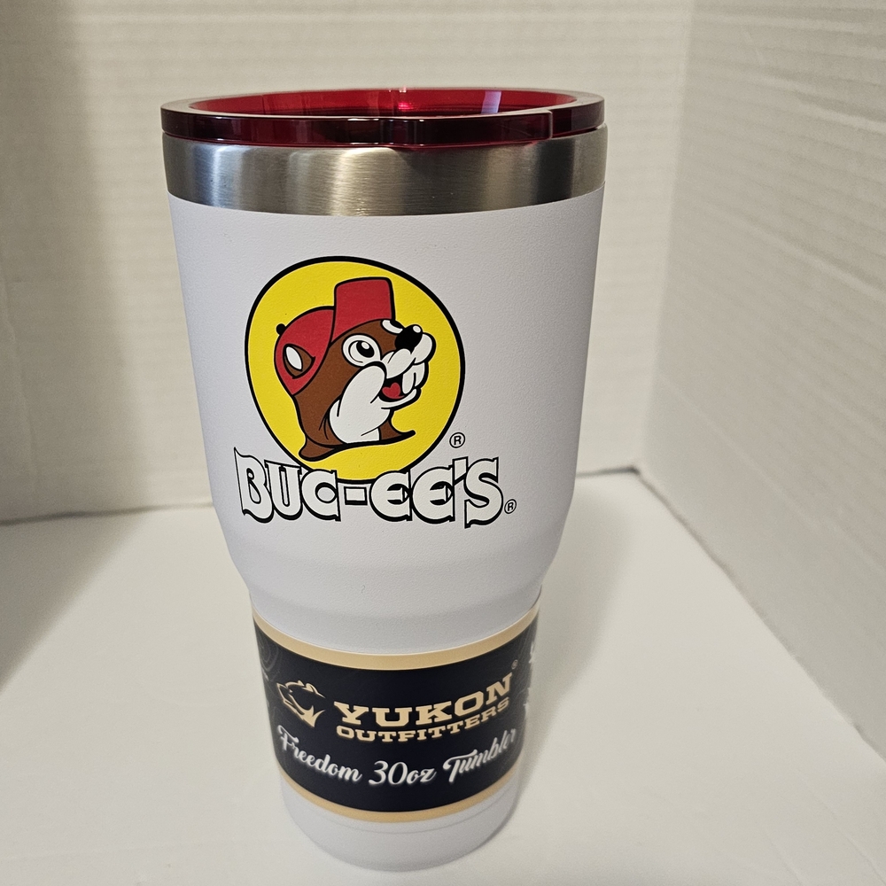 NEW Buc-ee's Yukon Outfitters White Tumbler